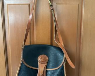 Dooney and Bourke Black/Brown Leather Essex Bag 