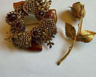 Miriam Haskell Brooch