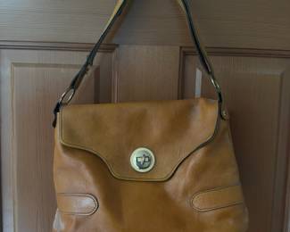 Brown Leather Shoulder Bag