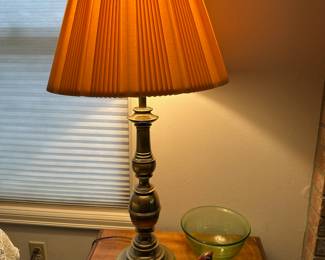 Traditional Style Brass Table Lamp