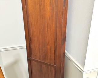 Wood Corner Cabinet with Arched Panel Door