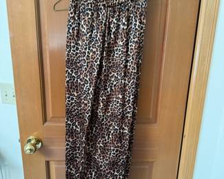 Leopard Print Pajama Pants