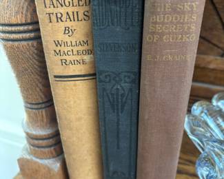 Tangled Trails Book by William MacLeon Raine, Kidnapped Book by Robert Louis Stevenson, The Sky Buddies Secrets of Cuzko Book by E.J. Craine