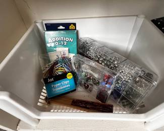 Office Supplies – Paper Clips, Scissors, Binders, Erasers
