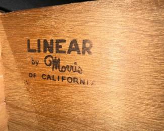 Linear by Morris Mid Century 9 Drawer Dresser