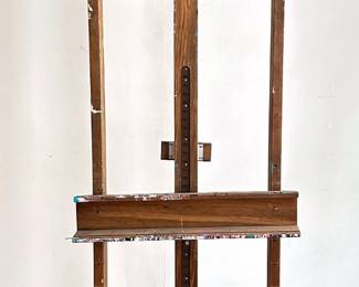 Vintage Solid Wood Painting Easel On Wheels
Lot #: 44