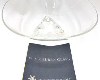 Vintage Steuben Glass Bowl In Original Dust Bag, Signed
Lot #: 115