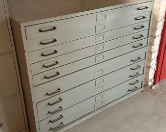 2 Vintage Metal Stackable Flat Files
Lot #: 41