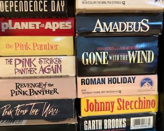 Sony VCR VHS Player & Over 70 VHS Tapes Including Some Disney
Lot #: 191