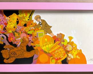 Ken Longtemps (American B1933) Original Collage Painting, Signed
Lot #: 13