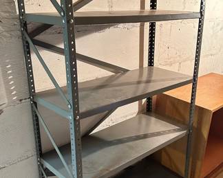 Vintage Metal Industrial Shelving
Lot #: 156