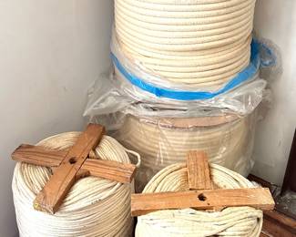 4 Large Bolts Of New Twine Rope
Lot #: 145