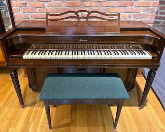 Baldwin Acrosonic Spinet Upright Piano With Piano Bench
Lot #: 31