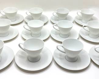 Set 12 Vintage Rosenthal Cups With Saucers, Germany (Saucers 5 Inches)
Lot #: 118