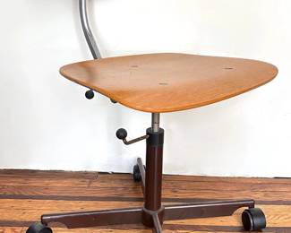 Kevi Mid Century Swivel Desk Chair Designed By Jergen Rasmussen, Denmark
Lot #: 9