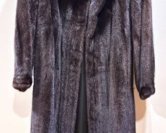 Vintage Aperiton Full Length Mink Fur Coat With Monogramed Silk Interior, Appraised For $6000 In 1989
Lot #: 25