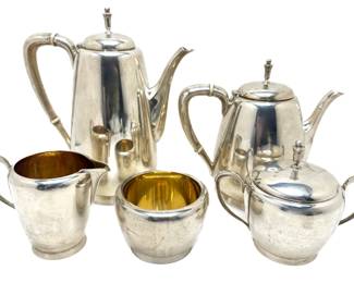 Vintage Reed & Barton Sterling Silver Tea Set, Town & Country Pattern (5 Pieces)
Lot #: 5