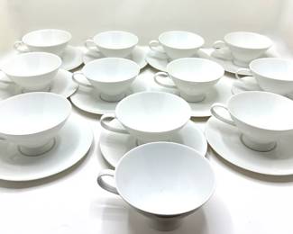 Set 12 Vintage Rosenthal Cups With Saucers, Germany (Saucers 6.5 Inches)
Lot #: 117