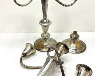 Pair Vintage Gorham Weighted Sterling Silver Candlesticks
Lot #: 93