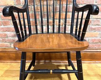 Solid Wood Accent Chair With Rhode Island School Of Design RISD Logo & Monogram In Back
Lot #: 104