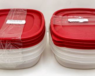 6 New Rubbermaid 9 Cup Storage Containers With Lids
Lot #: 196
