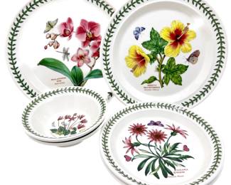 Set 6 Portmeirion Exotic Botanic Garden Plate Set: Dinner, Salad & Bowls
Lot #: 80
