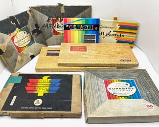 8 Boxes Of Vintage Pastels By Grumbacher, Nupastel, Cray-Pas, Sakura & More
Lot #: 142