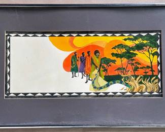 Ken Longtemps (American 1980) Original Collage For Children's Book "The Secret People" By Madeline Duke
Lot #: 15