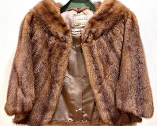 Vintage Reichbind Furs Mink Fur Stole With Monogramed Silk Interior
Lot #: 28