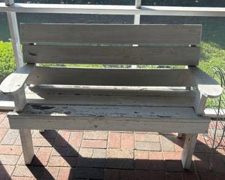 outdoor bench