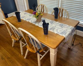 Beautiful dining room table and chairs
