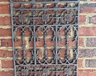Iron wall decor