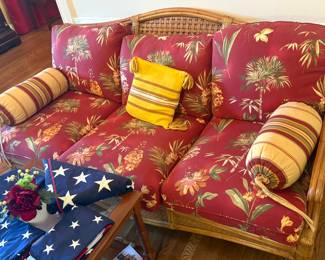 Wicker couch