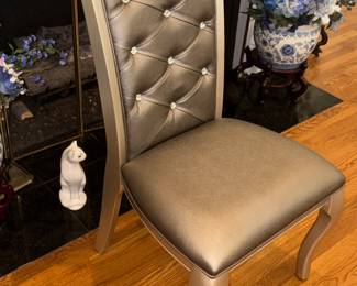 Silver MCM chair