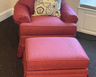 Oversized the chair and ottoman