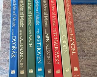 Great Composers Series - Includes titles on Beethoven, Mozart, Debussy, Mahler, Handel, and more. Perfect for music enthusiasts and collectors. See pictures for more details.
