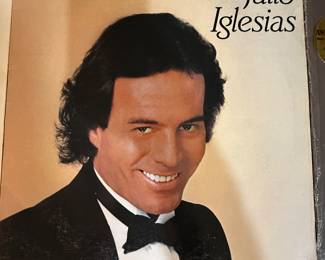 Julio Iglesias Vinyl Record Collection featuring nine albums including titles such as 'America', 'Hey!', and 'A World of Love'. Various years of release, showcasing classic Latin pop music. See pictures for more details.
Please check photos for condition and any condition issues. We have verified the contents and looked for major scratches. This is a well loved collection and should be accepted as such.