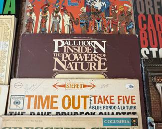 Collection of vintage vinyl records including various artists and genres. Featured titles: 'The Carnival of Vienna', 'Spyro Gyra', 'The Time Out Take Five', 'A Winter's Solstice', and more. Ideal for collectors and music enthusiasts. Refer to images for condition and details.