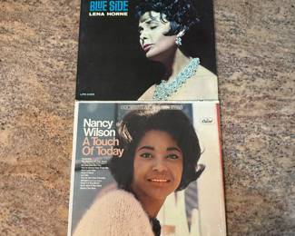 Vinyl Records - 1962 RCA Victor release of 'Lena on the Blue Side' by Lena Horne and 1963 Capitol release of 'A Touch of Today' by Nancy Wilson. See pictures for more details.