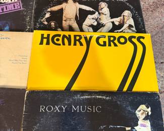 Includes albums from artists such as Henry Gross, Roxy Music, and more. A great collection for vinyl enthusiasts. See pictures for more details.