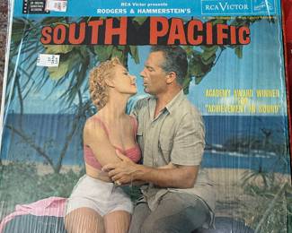Vinyl Record Collection featuring titles such as 'My Fair Lady', 'Doctor Zhivago', 'South Pacific', and 'For Your Eyes Only'. Includes various artists and soundtracks. Year and brands may vary. See pictures for more details.