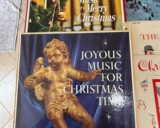 Huge lot of Christmas Record Vinyl Albums