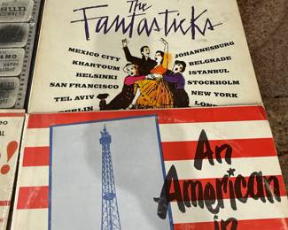 Vintage Vinyl Record Lot featuring albums from various artists including titles like 'Godspell', 'Exodus', 'Up with People!', 'The Roaring 20's', 'Charles Aznavour', 'Tchaikovsky's The Nutcracker', and more. Ideal for collectors and music enthusiasts. See pictures for more details.