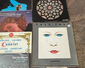 Vinyl Record Collection featuring albums from Tchaikovsky, Kentonality, Great Songs of Christmas, Talk Talk, and more. See pictures for details.