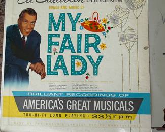 Vinyl Record Collection featuring titles such as 'My Fair Lady', 'Doctor Zhivago', 'South Pacific', and 'For Your Eyes Only'. Includes various artists and soundtracks. Year and brands may vary. See pictures for more details.