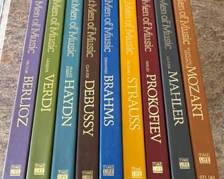 Great Composers Series - Includes titles on Beethoven, Mozart, Debussy, Mahler, Handel, and more. Perfect for music enthusiasts and collectors. See pictures for more details.