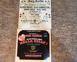 Sound Tracks, Record Vinyl Albums, Sound of Music, Hello Dolly.