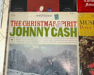 Record Vinyl Albums Johnny Cash The Christmas Spirit