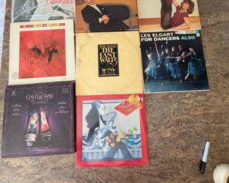 Vintage Vinyl Record Lot featuring multiple albums from various artists, including notable titles. Each record is in used condition; see pictures for details.