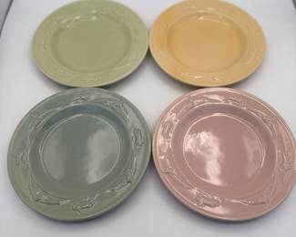 Set of Four Easter Salad Plates